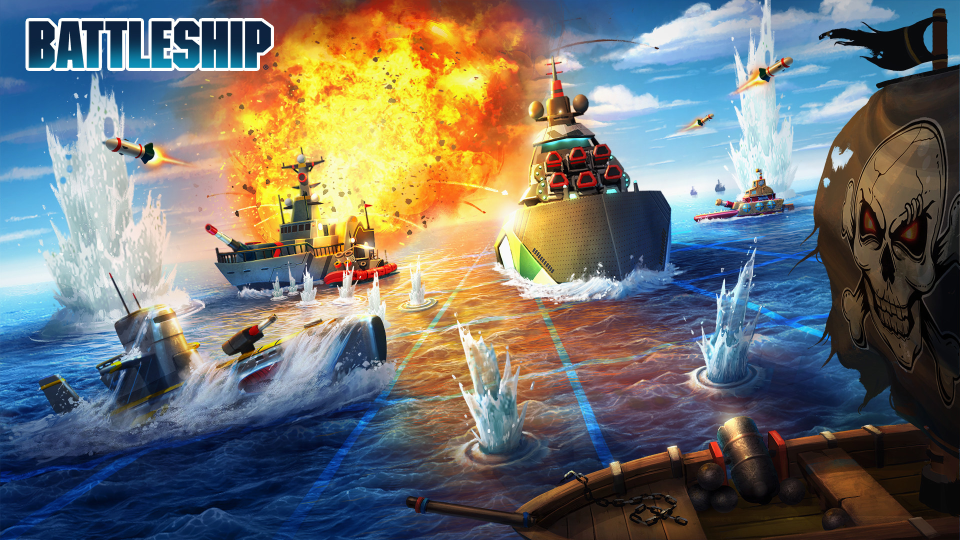 Battleship graphics banner